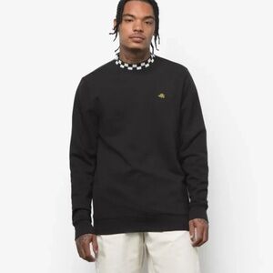 Vans Micro Dazed Pullover Crewneck Sweatshirt - Black - M
